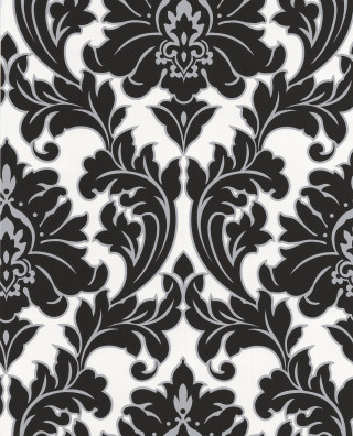 Black white floral wallpaper design 2 - a floral design free wallpaper for mobile
