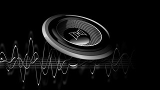 Sound wave black background silver - silver free wallpaper