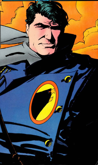 Superman costume sword sky clouds - michael kaluta free wallpaper