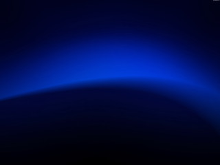 Blue background curved corner black - volumetric lighting free wallpaper for desktop
