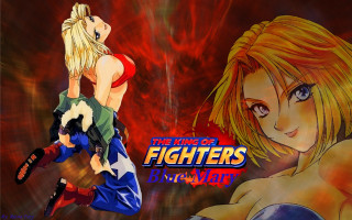 Blonde woman fighting android18 poster - a cartoon picture of a woman free wallpaper