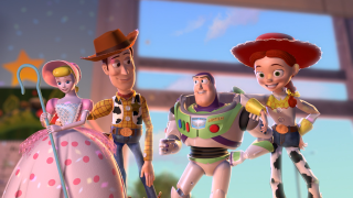 Toy story characters cartoon scene - a cartoon scene free wallpaper