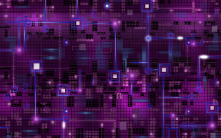 Purple black background squares dots - square and dots free wallpaper