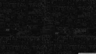 Black white circuit board numbers - a wireframe diagram free wallpaper