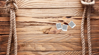 Rope two pictures wooden surface - a wooden surface free wallpaper