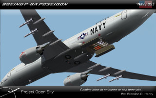 Large commercial airplane flying sky 8 - commercial free wallpaper