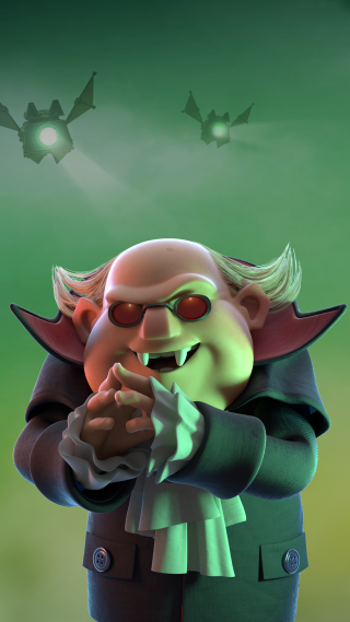 Cartoon evil greencoat redeyes redobject - dan luvisi free wallpaper