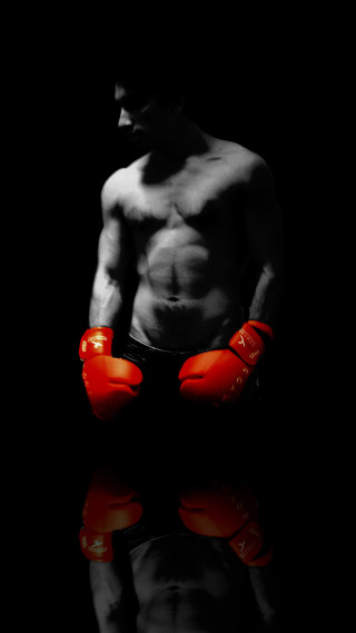 Man red boxing gloves chest - dimitre manassiev mehandjiysky free wallpaper for mobile