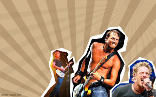 Man guitar microphone stand collage - david boyd free wallpaper