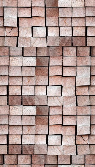 Close up wood logs pattern - texture free wallpaper for mobile