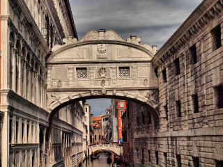 Bridge canal boat people eastasia - stuckism free wallpaper for desktop