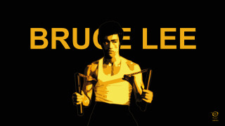 Man holding scissors bruce lee - his chest free wallpaper