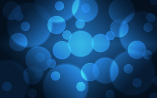 Blue background circles light black - volumetric free wallpaper
