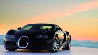 Black bugatti beach sunset mountains - a black bugatti car free wallpaper