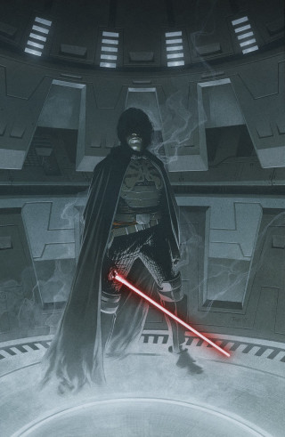 Man darth vader costume sitting - drew struzan free wallpaper for mobile