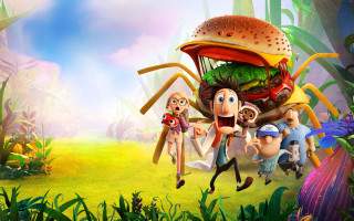 Cartoon characters running field hamburger - a field of grass and grass free wallpaper for desktop