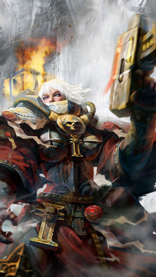 Woman sword armor box fire - antipodean free wallpaper for mobile