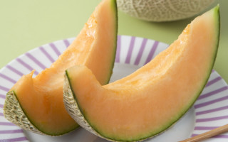 Melon plate spoon cantaloupe background - p free wallpaper for desktop