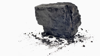 Rock black rocks white surface - real life skin free wallpaper