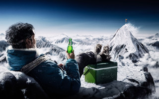 Man mountain beer dog sitting - filip hodas free wallpaper for desktop