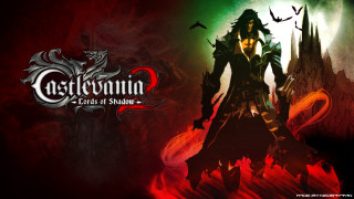 Man black outfit castle red - 2 d game art free wallpaper