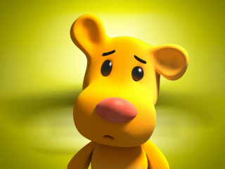 Yellow toy big nose face - altoon sultan free wallpaper for desktop