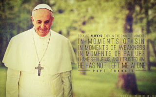 Pope francis quote tree background - religious free wallpaper