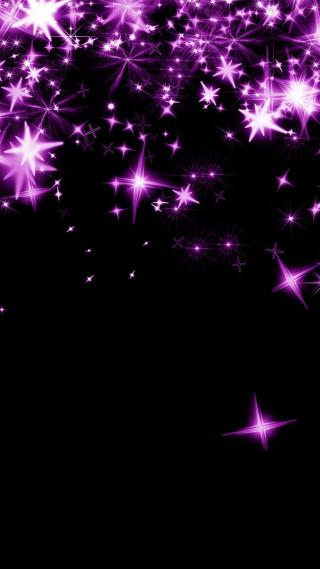 Black background pink stars white 3 - disney free wallpaper for mobile