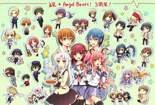 Anime characters stars background group - a background of stars free wallpaper