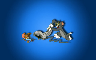 Cartoon character falling chair cat - a chair free wallpaper
