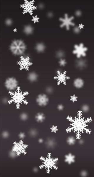 Snowflake black background flying snowflakes - a snowflake free wallpaper for mobile
