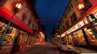 Car parked street storefront night - adrian zingg free wallpaper for desktop