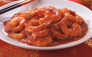 Shrimp sauce chopsticks table red - ding yunpeng free wallpaper for desktop