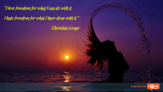 Woman standing water sunset glowing - dirck van der lisse free wallpaper