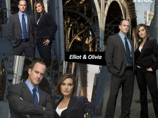 Suits ties people posing bridge - a collage of photos free wallpaper