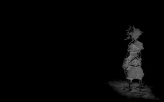 Person dark black background white - epic scene free wallpaper for desktop