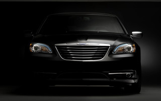 Black car dark headlights hood 2 - its headlight free wallpaper