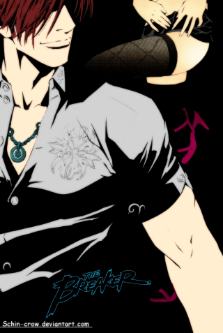 Redhair blackshirt gun tattoo schooluniform - red hair free wallpaper for mobile