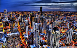 Cityscape tall buildings cloudy sky - tall building free wallpaper