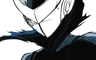 Helmet person black white blue - a drawing of a person free wallpaper