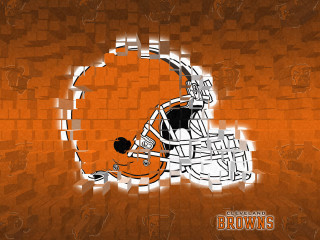 Cleveland browns helmet brown background - cubism free wallpaper
