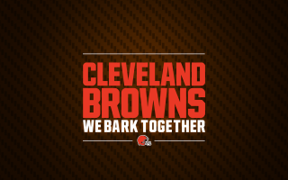 Cleveland browns we bark together - a football helmet free wallpaper