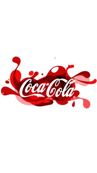 Coca cola logo red splatters - dorothy coke free wallpaper for mobile