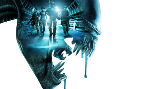 Group alien head light people - free sci-fi wallpaper