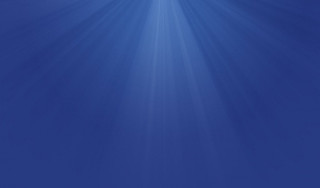 Blue sky sunbeams plane flying - volumetric light free wallpaper