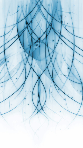 Blue white abstract painting lines - line and dots free wallpaper for mobile