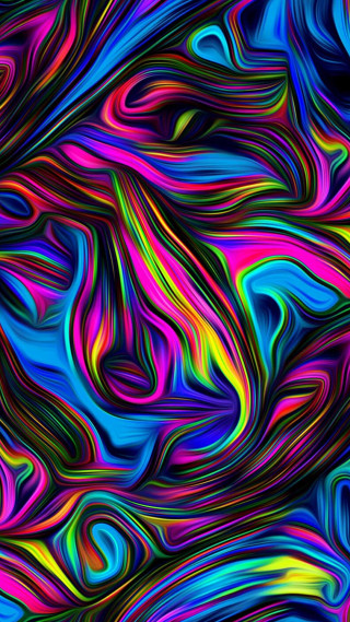 Colorful background pattern surface vibrant - psychedelic art free wallpaper for mobile