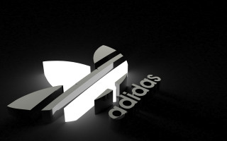 Adidas logo dark light black - a logo free wallpaper