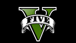 Green white v logo ribbon - in gta v free wallpaper