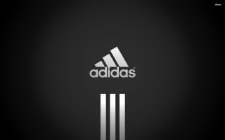 Adidas logo black white stripe - the bottom of the logo free wallpaper